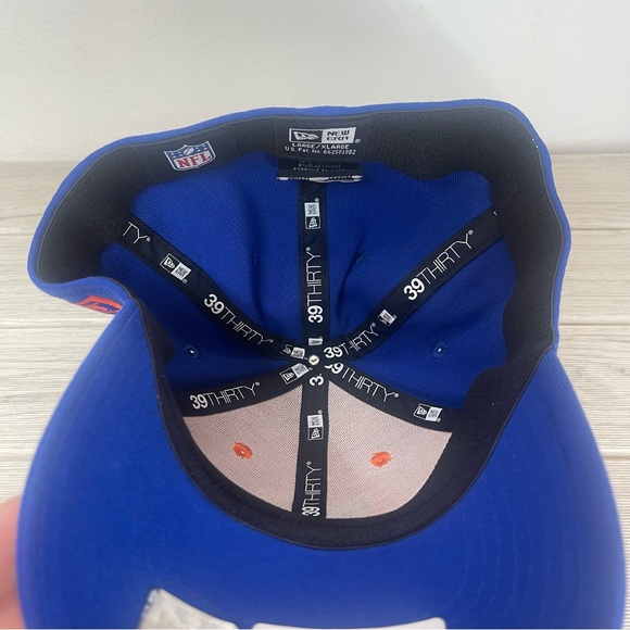 Men's New Era Royal Denver Broncos Throwback Logo Team 39THIRTY Flex Hat - Picture 6 of 6